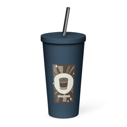The On The Run Tarot Card Coffee Tumbler | Insulated Stainless Steel Tumbler - Spinsterly Co