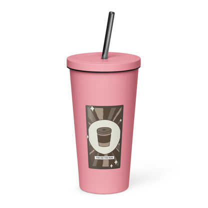 The On The Run Tarot Card Coffee Tumbler | Insulated Stainless Steel Tumbler - Spinsterly Co