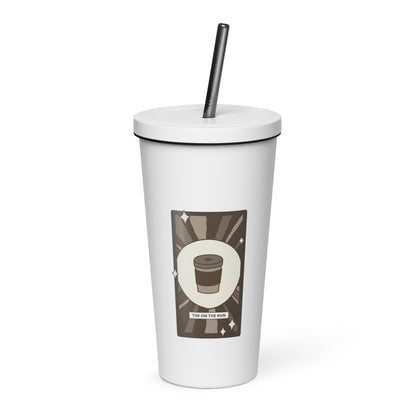 The On The Run Tarot Card Coffee Tumbler | Insulated Stainless Steel Tumbler - Spinsterly Co