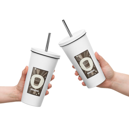 The On The Run Tarot Card Coffee Tumbler | Insulated Stainless Steel Tumbler - Spinsterly Co