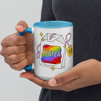 LGBTea Rainbow Ceramic Mug | Pride Tea Mug - Spinsterly Co