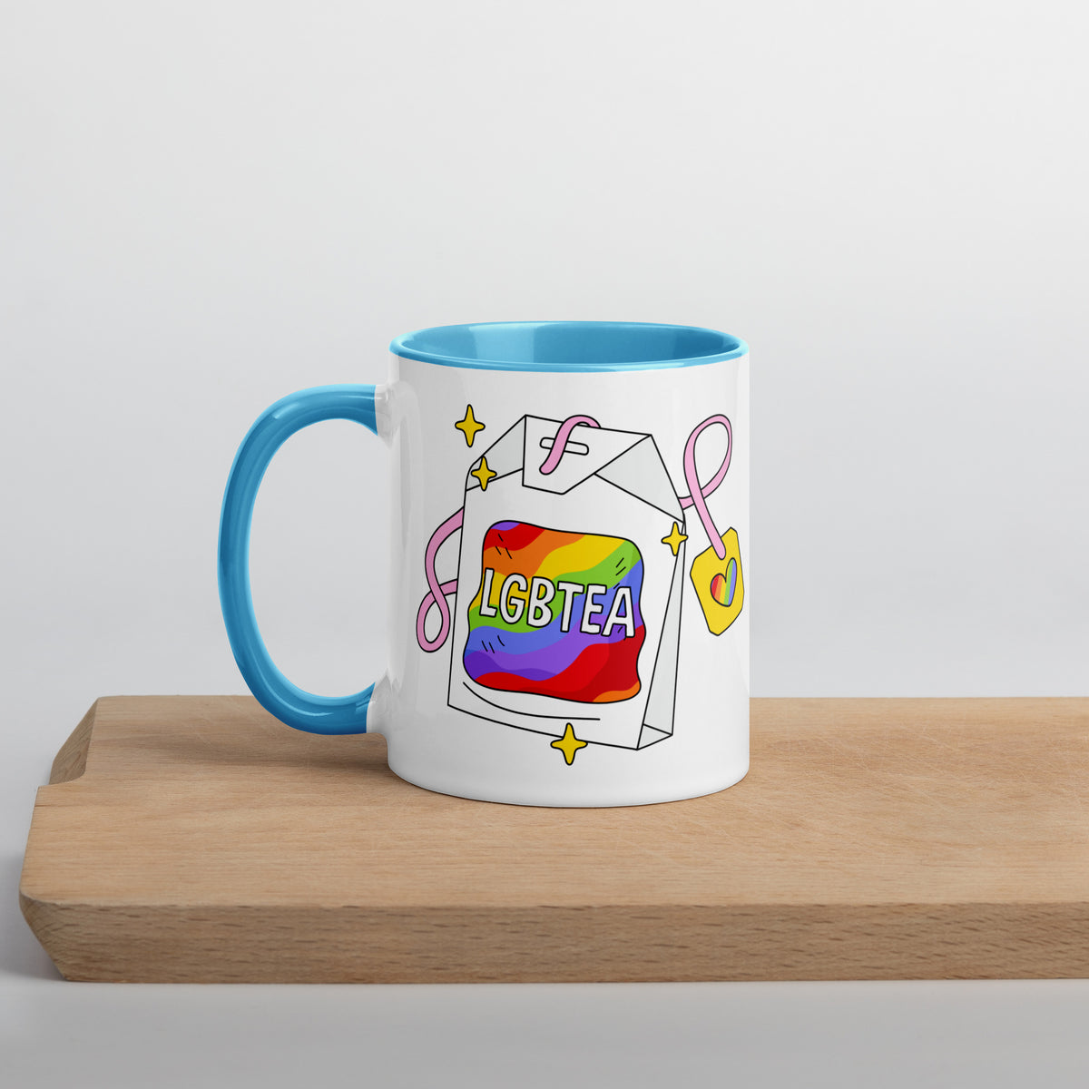 LGBTea Rainbow Ceramic Mug | Pride Tea Mug - Spinsterly Co