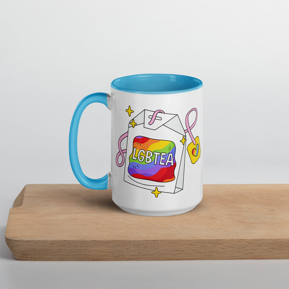 LGBTea Rainbow Ceramic Mug | Pride Tea Mug - Spinsterly Co