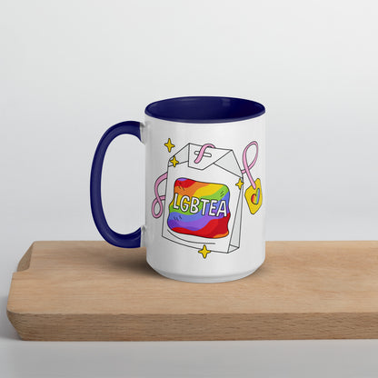 LGBTea Rainbow Ceramic Mug | Pride Tea Mug - Spinsterly Co