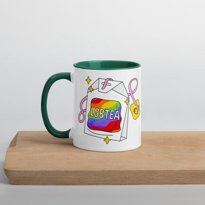 LGBTea Rainbow Ceramic Mug | Pride Tea Mug - Spinsterly Co
