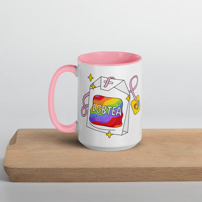 LGBTea Rainbow Ceramic Mug | Pride Tea Mug - Spinsterly Co