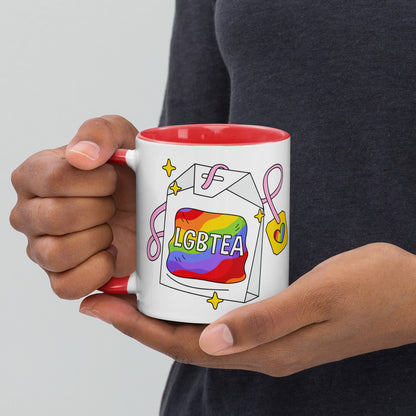 LGBTea Rainbow Ceramic Mug | Pride Tea Mug - Spinsterly Co