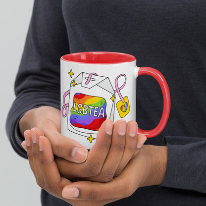 LGBTea Rainbow Ceramic Mug | Pride Tea Mug - Spinsterly Co