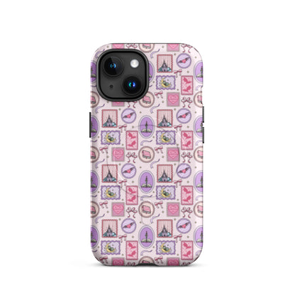 Dark Romance Coquette MagSafe Tough Case | Pink Gothic Castle Bat Bow iPhone Case - Spinsterly Co