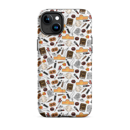 Spooky Vampire Slayer MagSafe Tough Case | Witchy Ghost Dagger Floral iPhone Case - Spinsterly Co