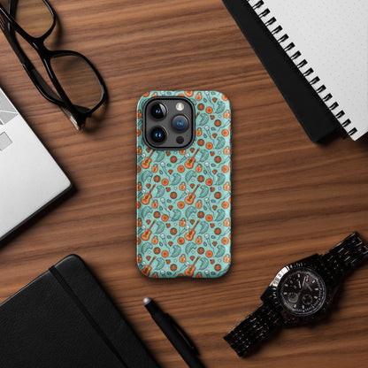 Music-Inspired MagSafe Tough iPhone Case | Retro Disco Guitar Design - Spinsterly Co