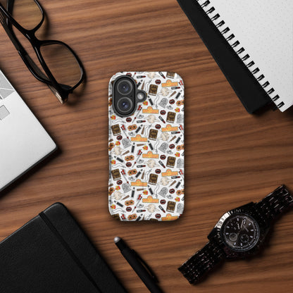 Spooky Vampire Slayer MagSafe Tough Case | Witchy Ghost Dagger Floral iPhone Case - Spinsterly Co