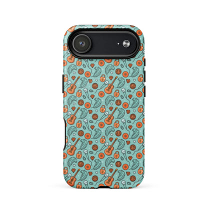 Music-Inspired MagSafe Tough iPhone Case | Retro Disco Guitar Design - Spinsterly Co