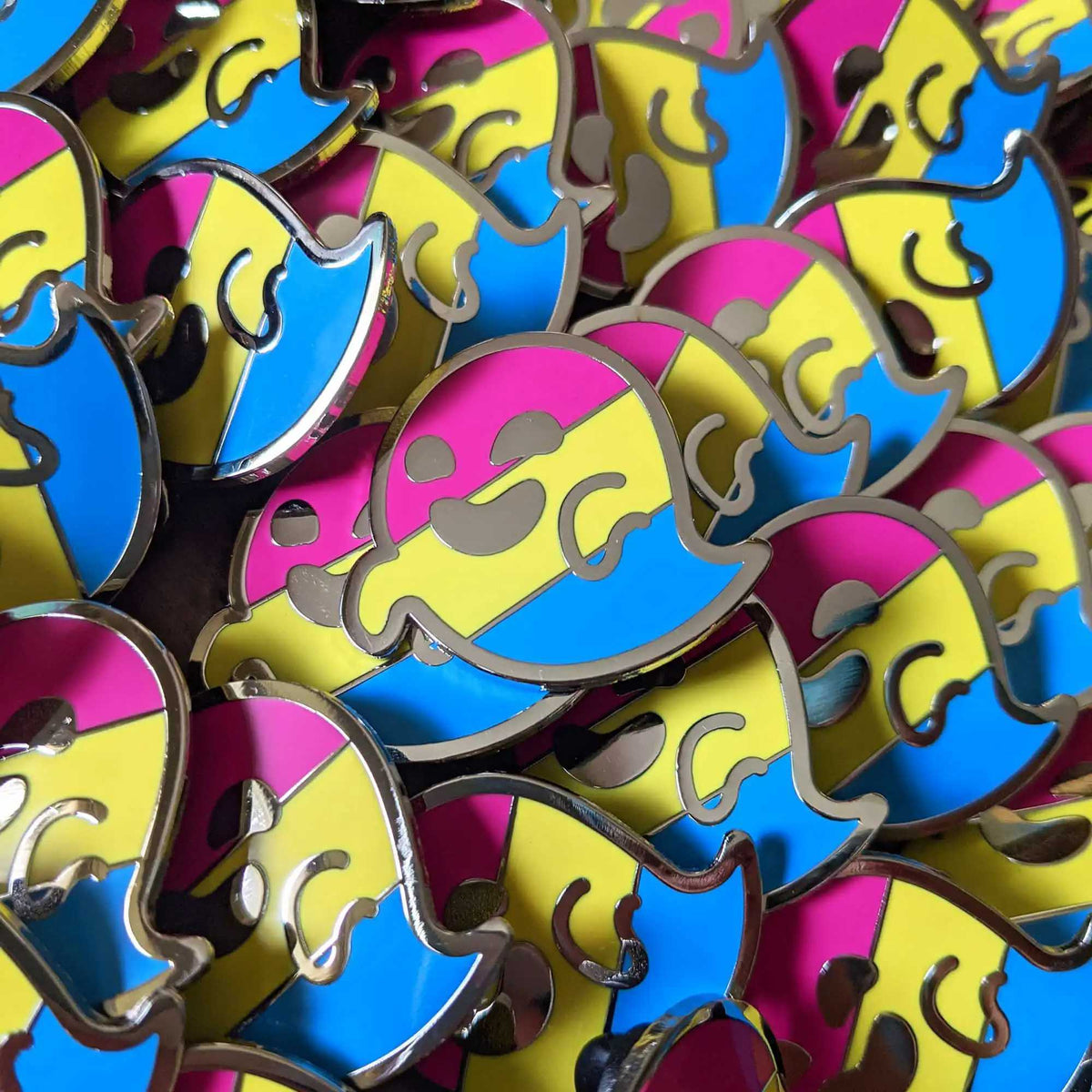 Gaysper & Friends Hard Enamel Pride Pins - Spinsterly Co