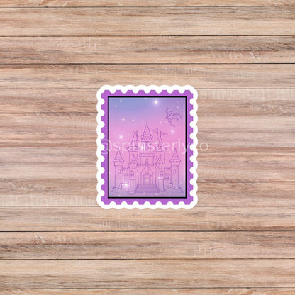 Watercolor Postage Stamp Sticker Pack | 12-Piece Musical Era Collection - Spinsterly Co