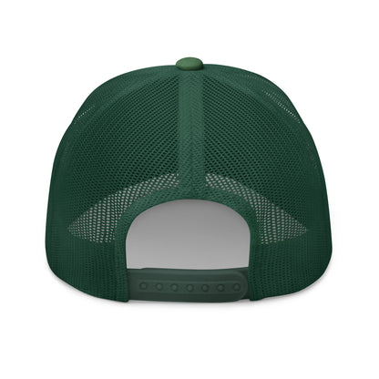FDT Social Club Trucker Hat | Retro Groovy Embroidered Political Statement Cap | Spinsterly Co - Spinsterly Co