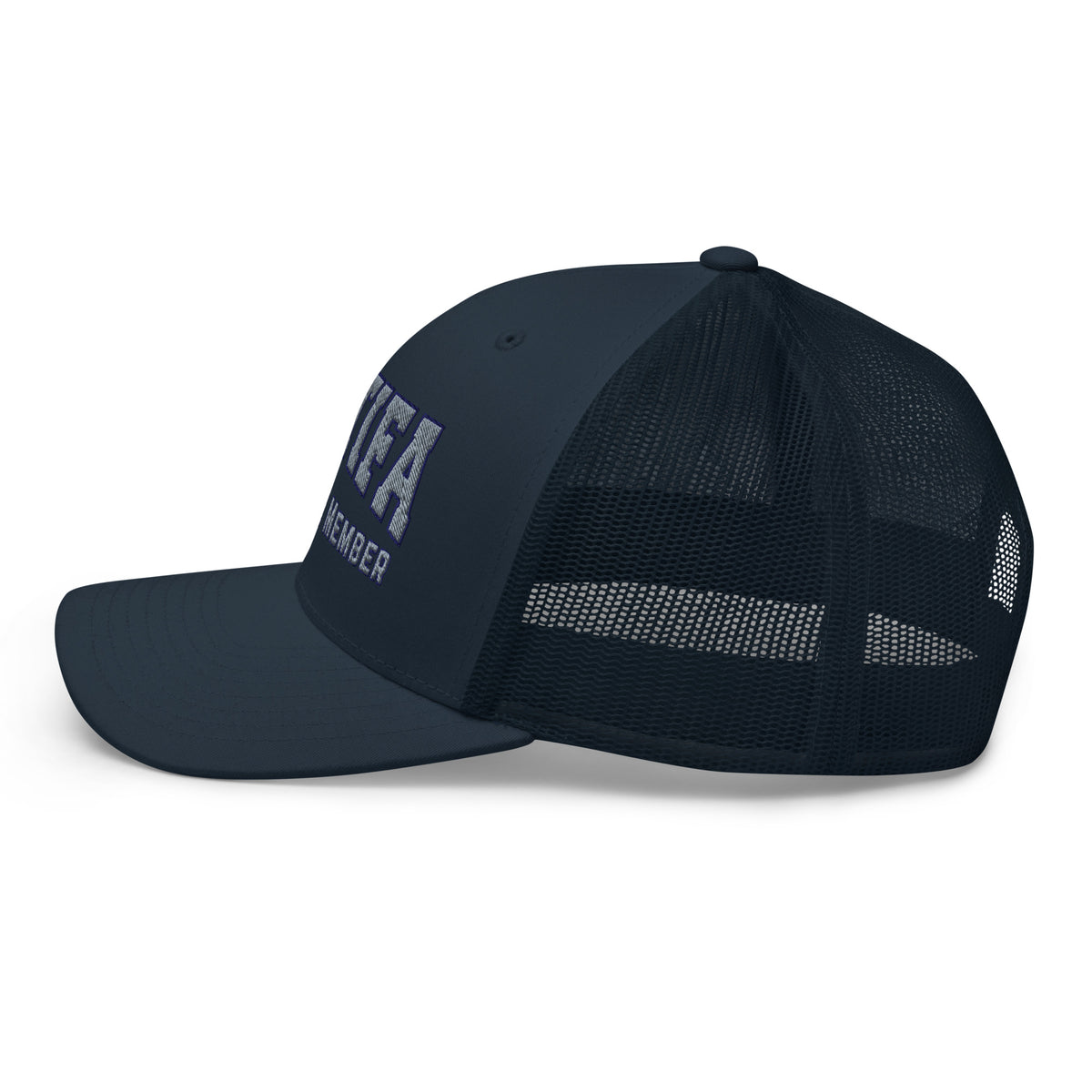 Antifa Lifetime Member Embroidered Trucker Hat | Anti-Fascist Statement Cap - Spinsterly Co