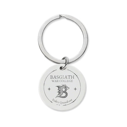 Ride or Die — Dragon Rider Keychain | Stainless Steel Engraved Charm - Spinsterly Co