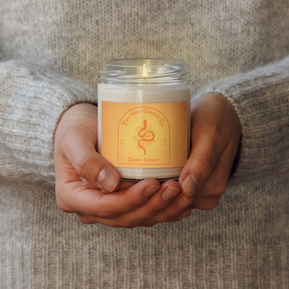 Fae Romantasy Scented Soy Candle | Prythian Inspired Gift - Spinsterly Co