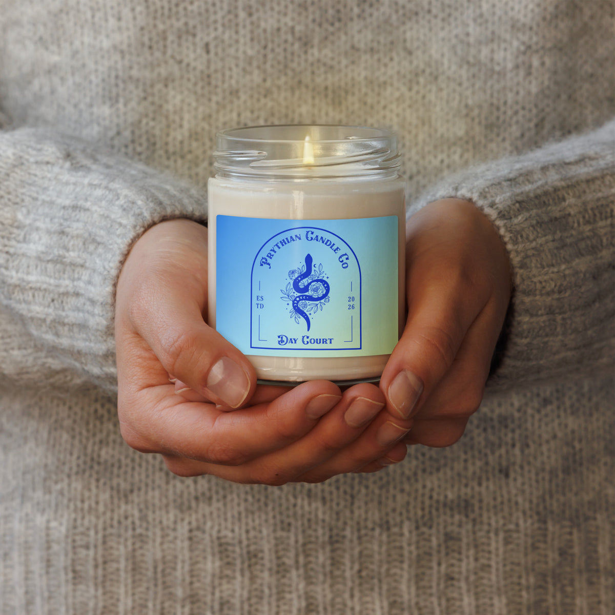 Fae Romantasy Scented Soy Candle | Prythian Inspired Gift - Spinsterly Co