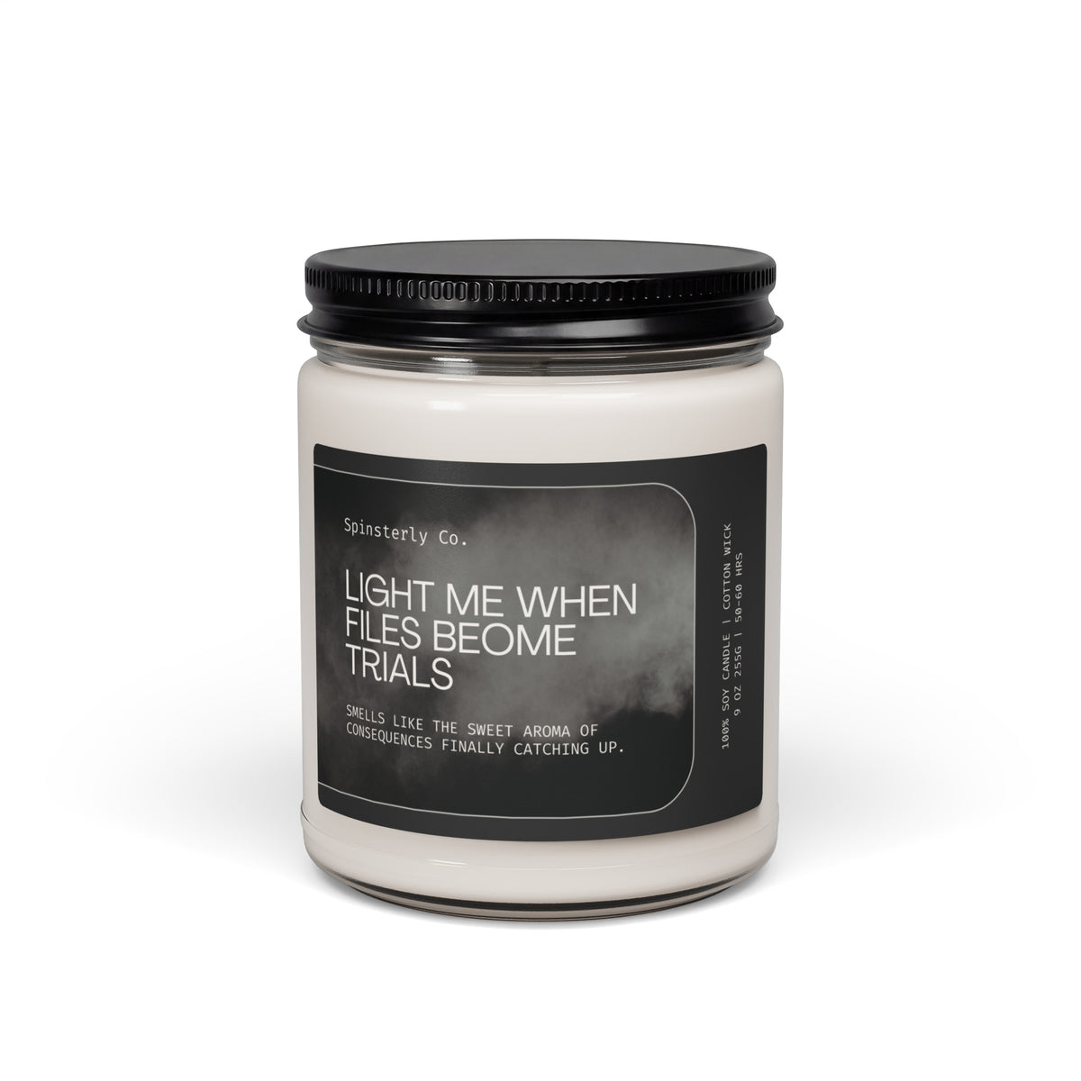 Justice and Accountability Scented Soy Candle | Activist Gift - Spinsterly Co