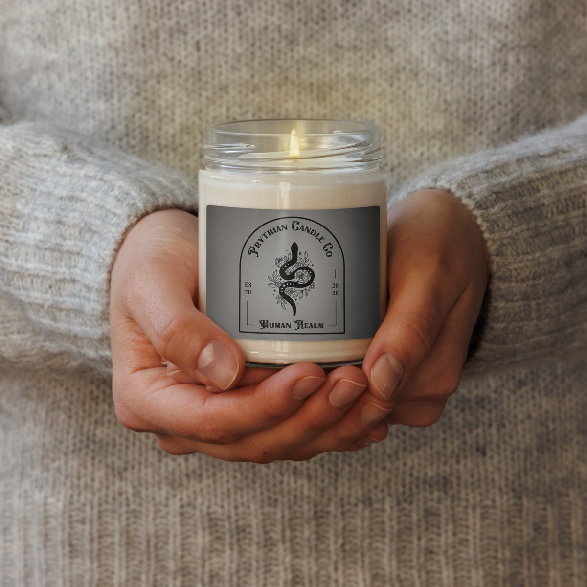 Fae Romantasy Scented Soy Candle | Prythian Inspired Gift - Spinsterly Co