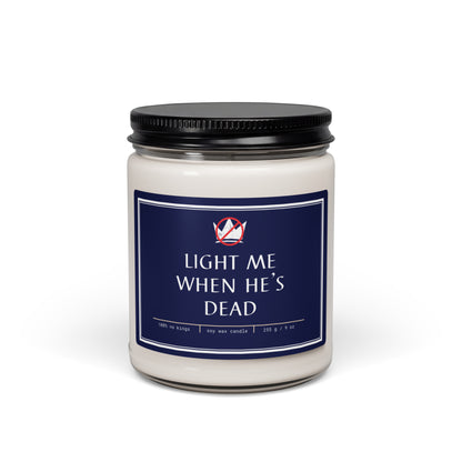 No Kings Scented Soy Candle | Anti-Trump Protest Candle - Spinsterly Co