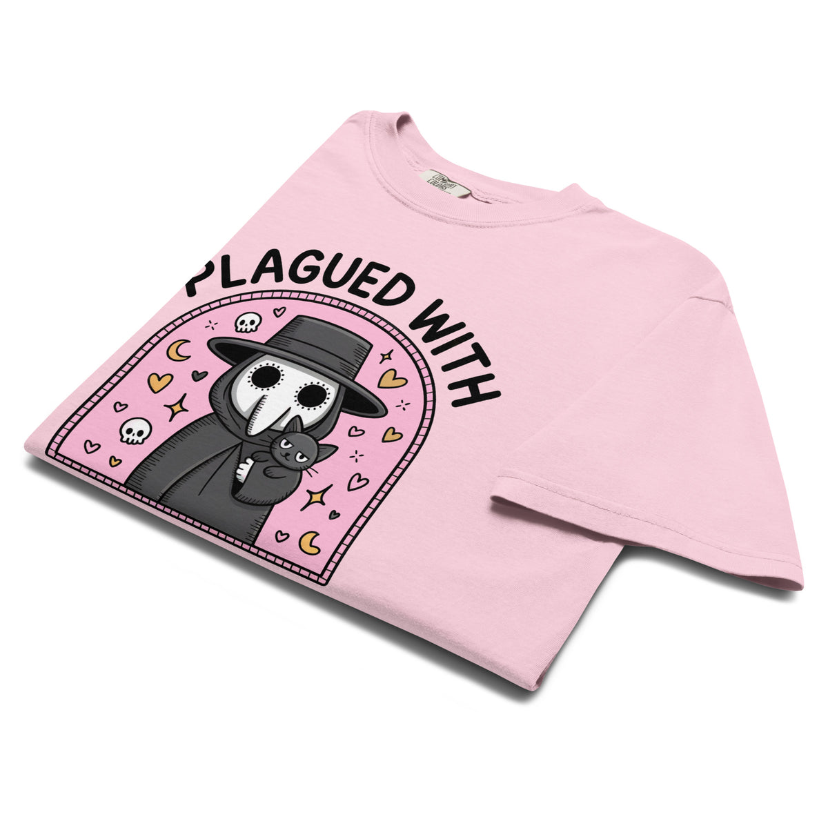 Plagued With Anxiety T-Shirt | Funny Mental Health Graphic Tee - Spinsterly Co