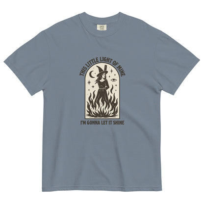 This Little Light of Mine Witch Graphic Tee | Feminist Witchy Statement Tee - Spinsterly Co