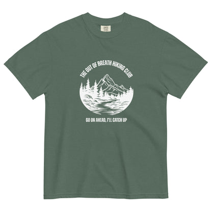 Out of Breath Hiking Club T-Shirt | Funny Hiking Graphic Tee - Spinsterly Co