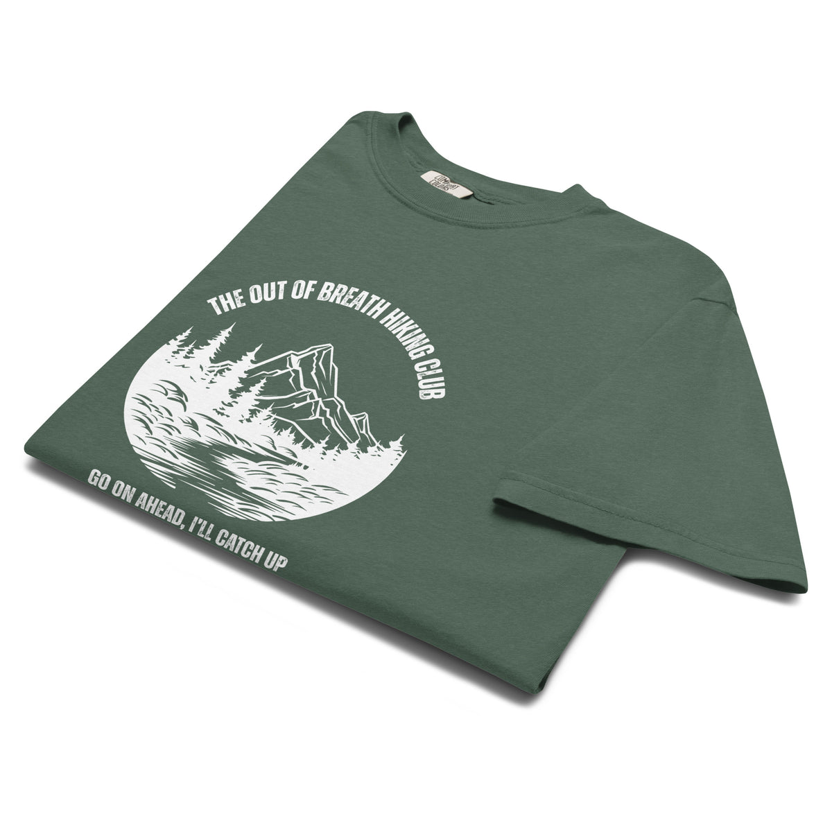 Out of Breath Hiking Club T-Shirt | Funny Hiking Graphic Tee - Spinsterly Co
