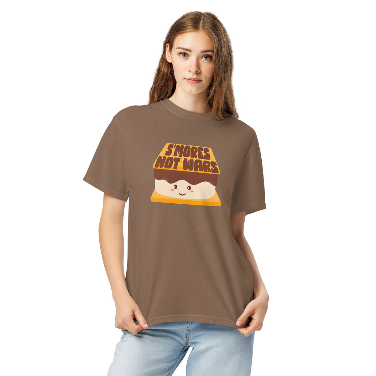 S'mores Not Wars Kawaii Graphic T-Shirt | Funny Peace Tee - Spinsterly Co