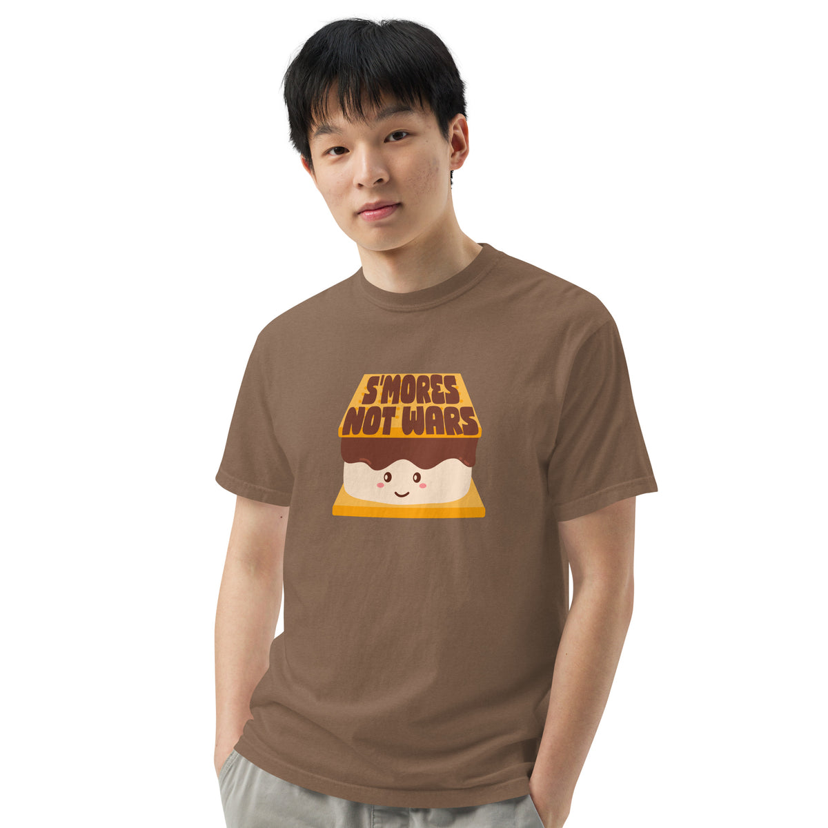 S'mores Not Wars Kawaii Graphic T-Shirt | Funny Peace Tee - Spinsterly Co