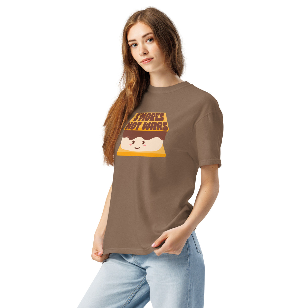 S'mores Not Wars Kawaii Graphic T-Shirt | Funny Peace Tee - Spinsterly Co