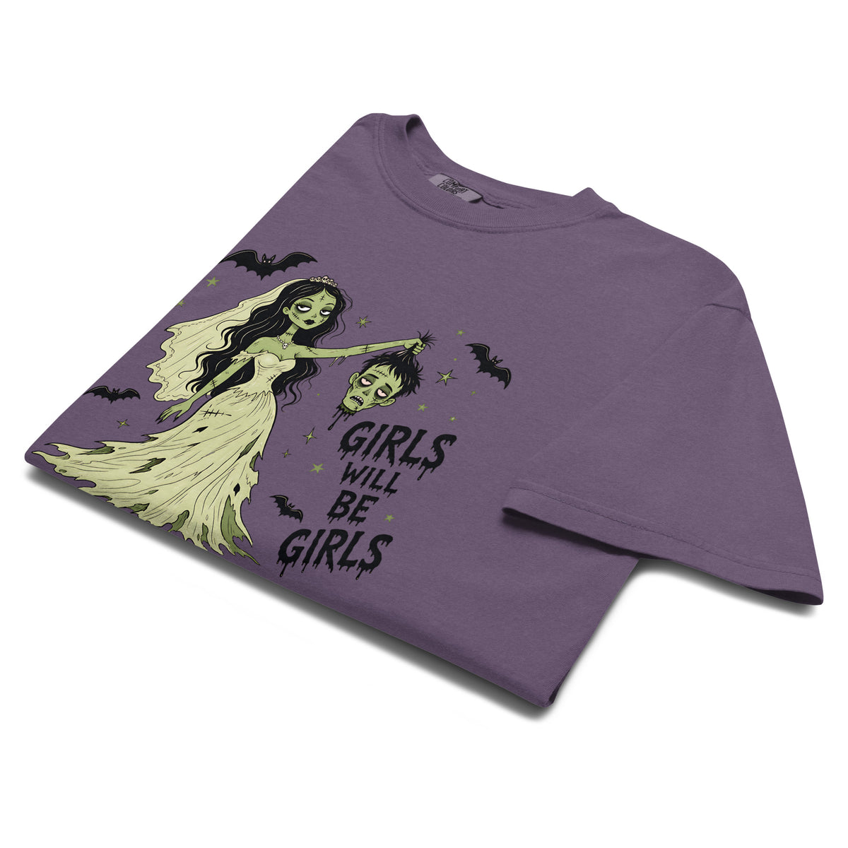 Girls Will Be Girls Gothic Unisex T-Shirt | Dark Humor Feminist Graphic Tee - Spinsterly Co