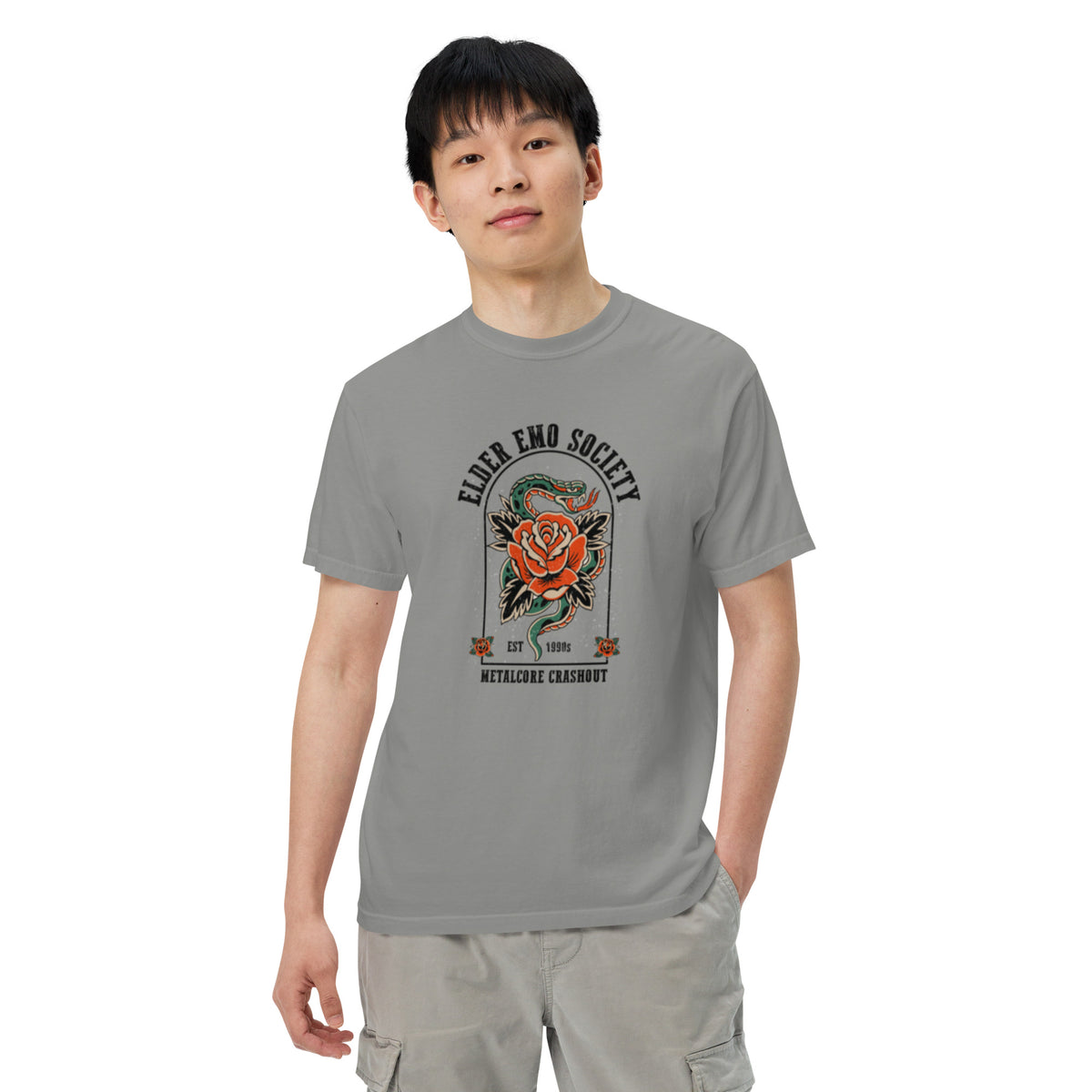 Elder Emo Society Metalcore Crashout T-Shirt | Emo Nostalgia Tee - Spinsterly Co