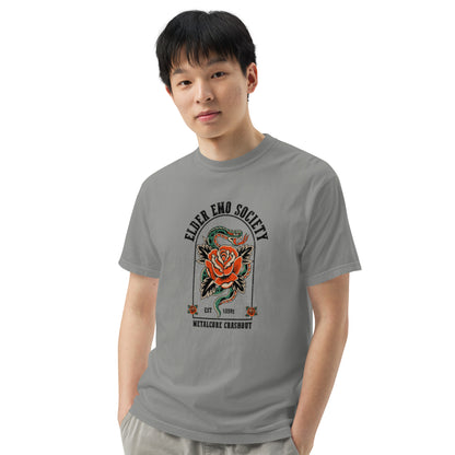 Elder Emo Society Metalcore Crashout T-Shirt | Emo Nostalgia Tee - Spinsterly Co