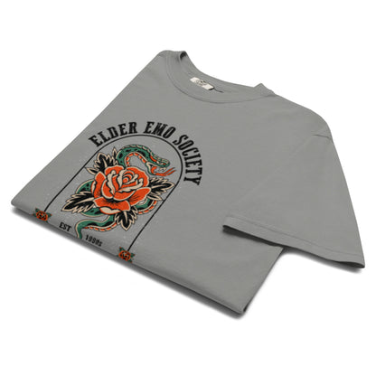 Elder Emo Society Metalcore Crashout T-Shirt | Emo Nostalgia Tee - Spinsterly Co