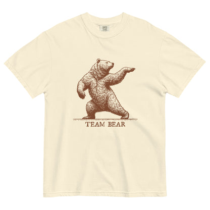 Team Bear Vintage Graphic Tee | Garment-Dyed Heavyweight T-Shirt - Spinsterly Co