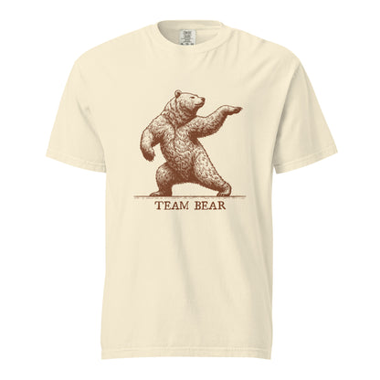 Team Bear Vintage Graphic Tee | Garment-Dyed Heavyweight T-Shirt - Spinsterly Co