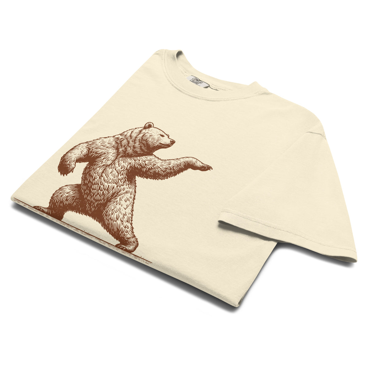Team Bear Vintage Graphic Tee | Garment-Dyed Heavyweight T-Shirt - Spinsterly Co