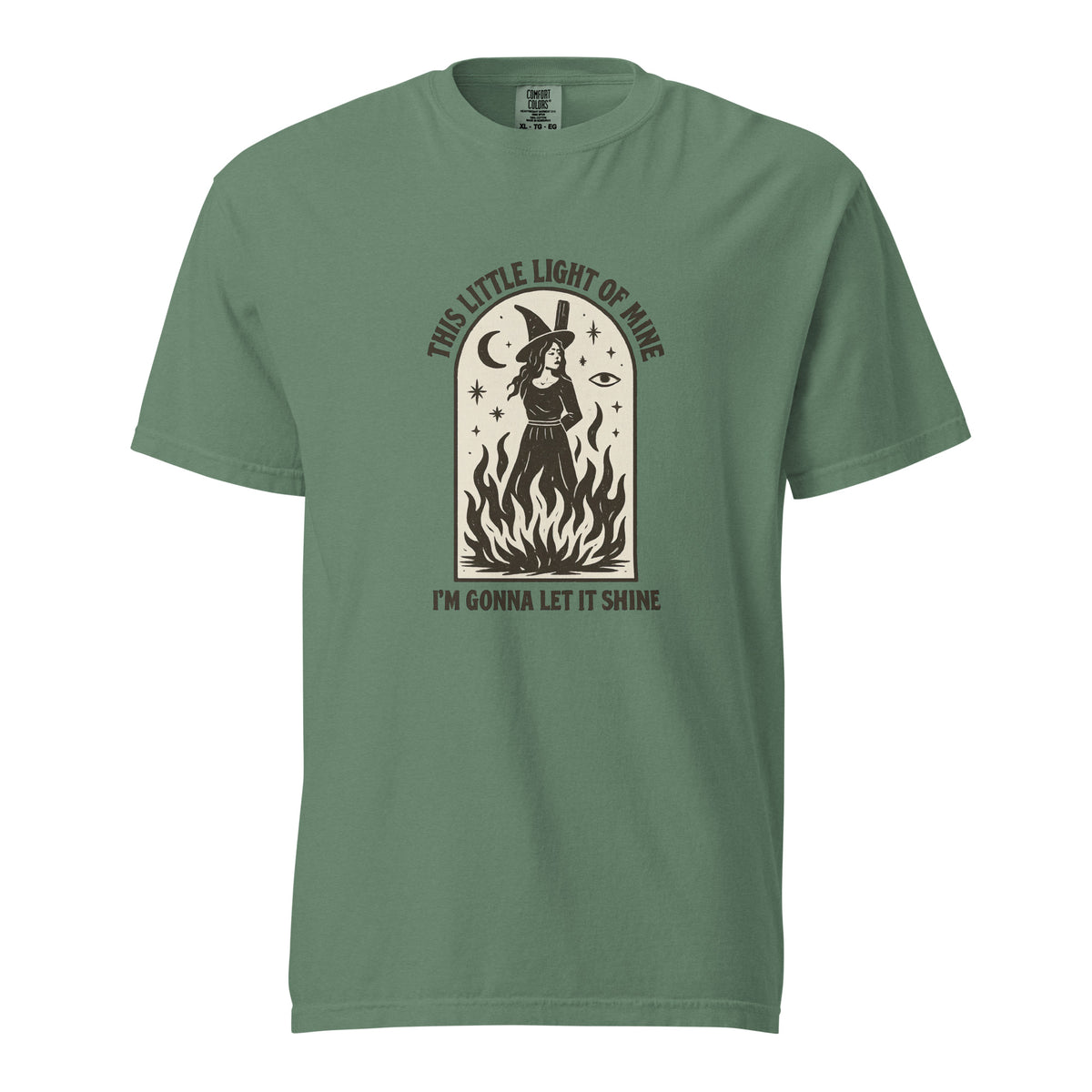 This Little Light of Mine Witch Graphic Tee | Feminist Witchy Statement Tee - Spinsterly Co