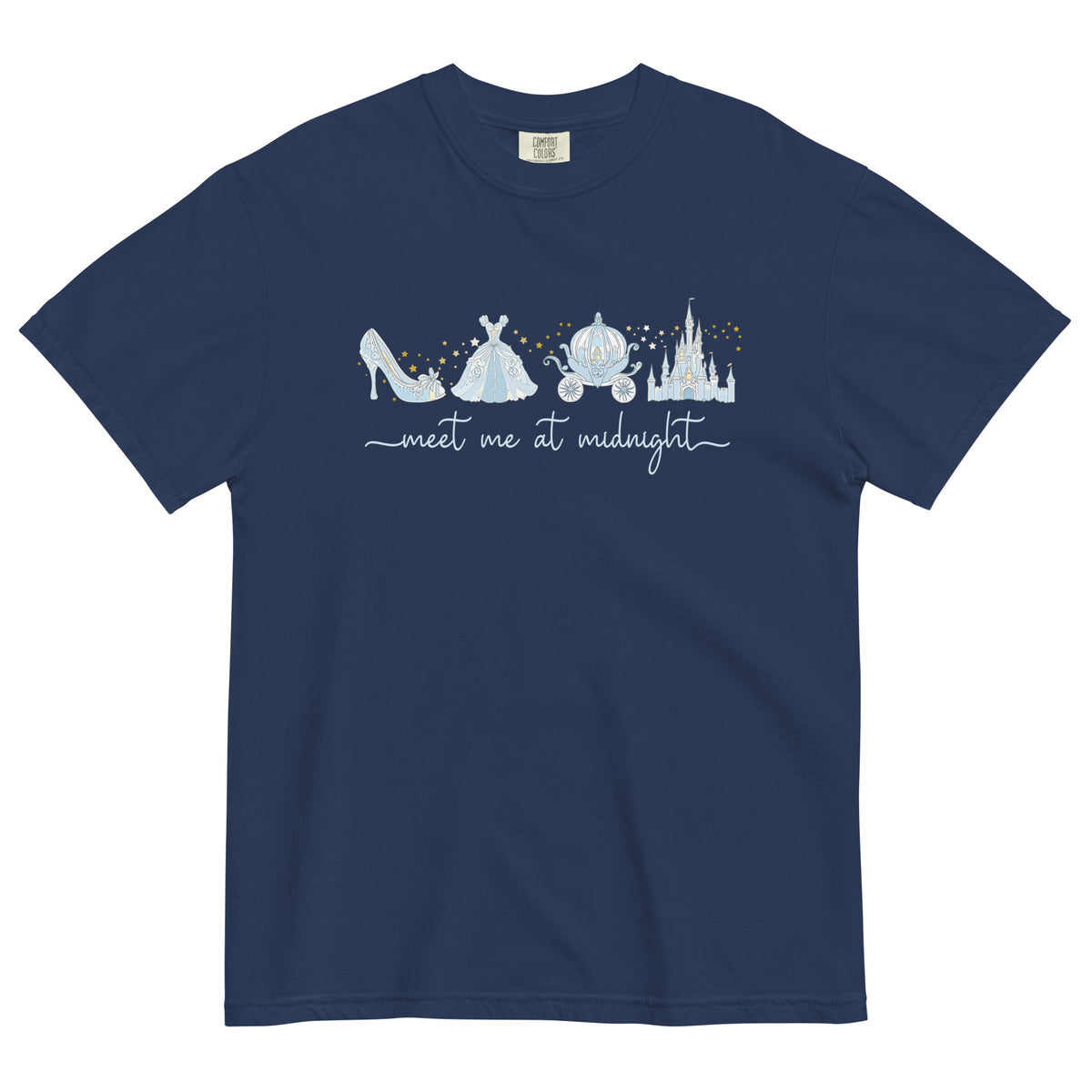 Meet Me at Midnight T-Shirt | Fairytale Midnight Graphic Heavyweight Tee | Spinsterly Co - Spinsterly Co