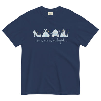 Meet Me at Midnight T-Shirt | Fairytale Midnight Graphic Heavyweight Tee | Spinsterly Co - Spinsterly Co
