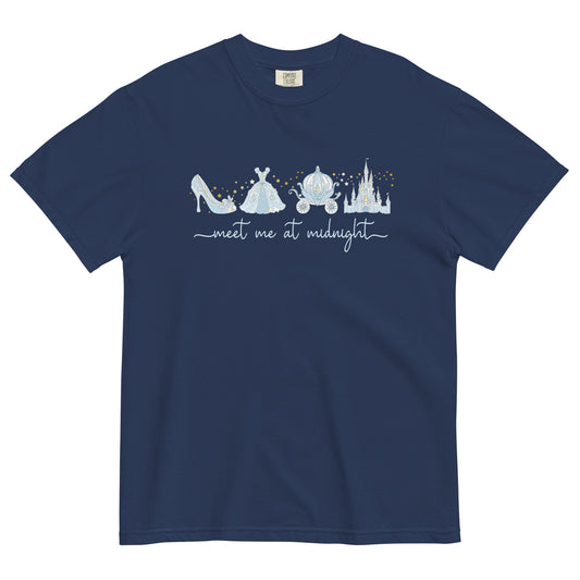 Meet Me at Midnight T-Shirt | Fairytale Midnight Graphic Heavyweight Tee | Spinsterly Co - Spinsterly Co
