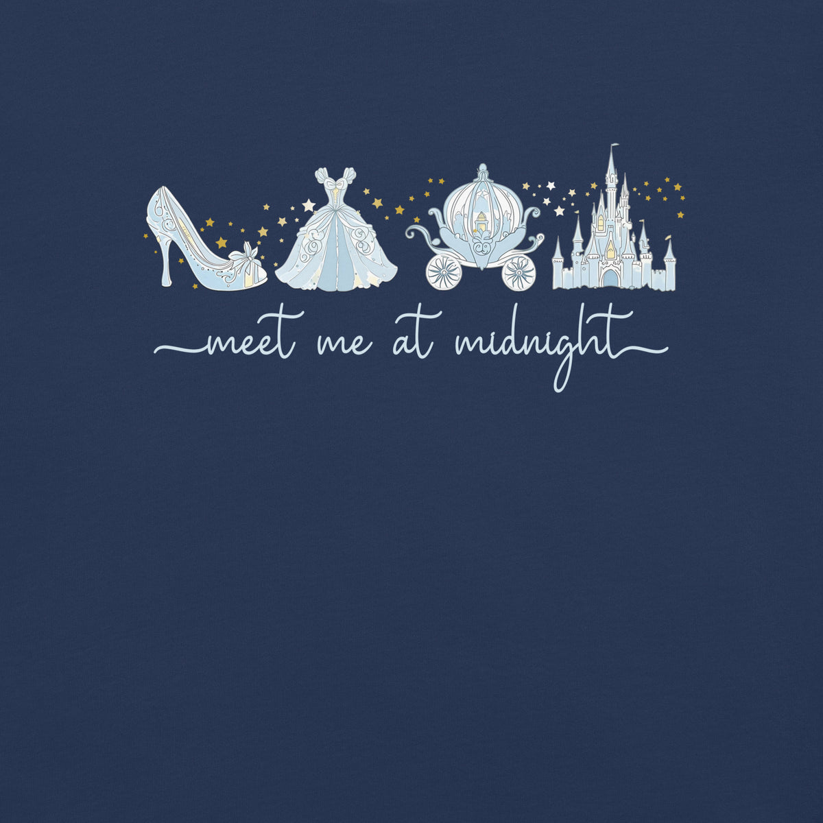 Meet Me at Midnight T-Shirt | Fairytale Midnight Graphic Heavyweight Tee | Spinsterly Co - Spinsterly Co