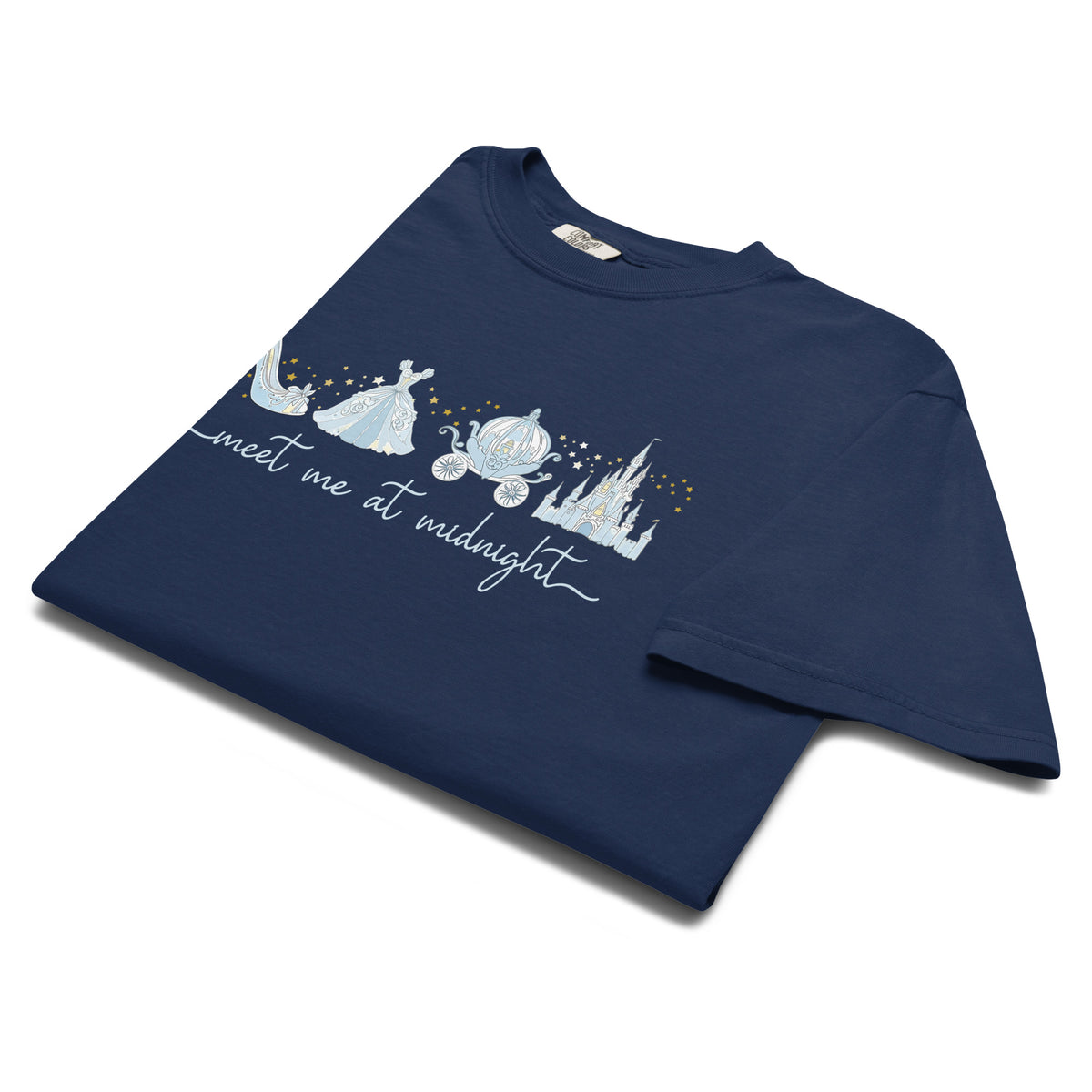 Meet Me at Midnight T-Shirt | Fairytale Midnight Graphic Heavyweight Tee | Spinsterly Co - Spinsterly Co