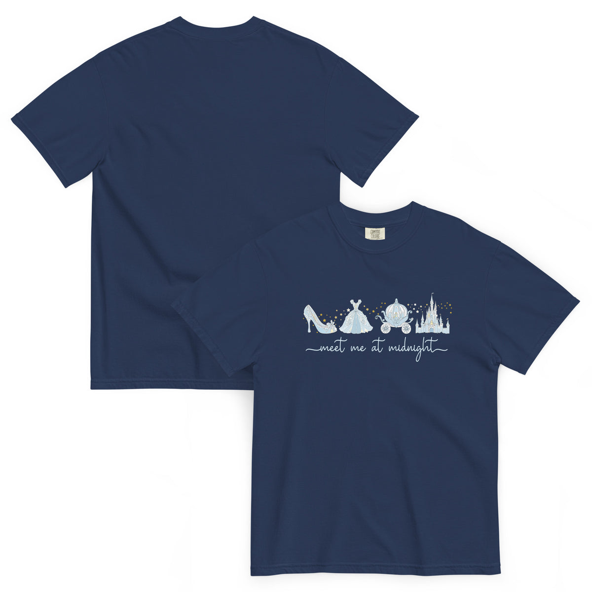Meet Me at Midnight T-Shirt | Fairytale Midnight Graphic Heavyweight Tee | Spinsterly Co - Spinsterly Co