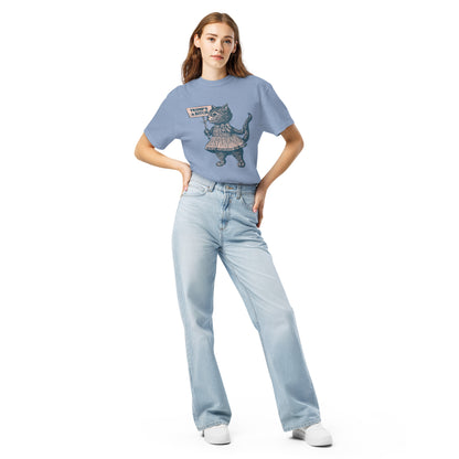 Trump's a Bitch Vintage Protest Cat T-Shirt | Anti-Trump Political Tee - Spinsterly Co