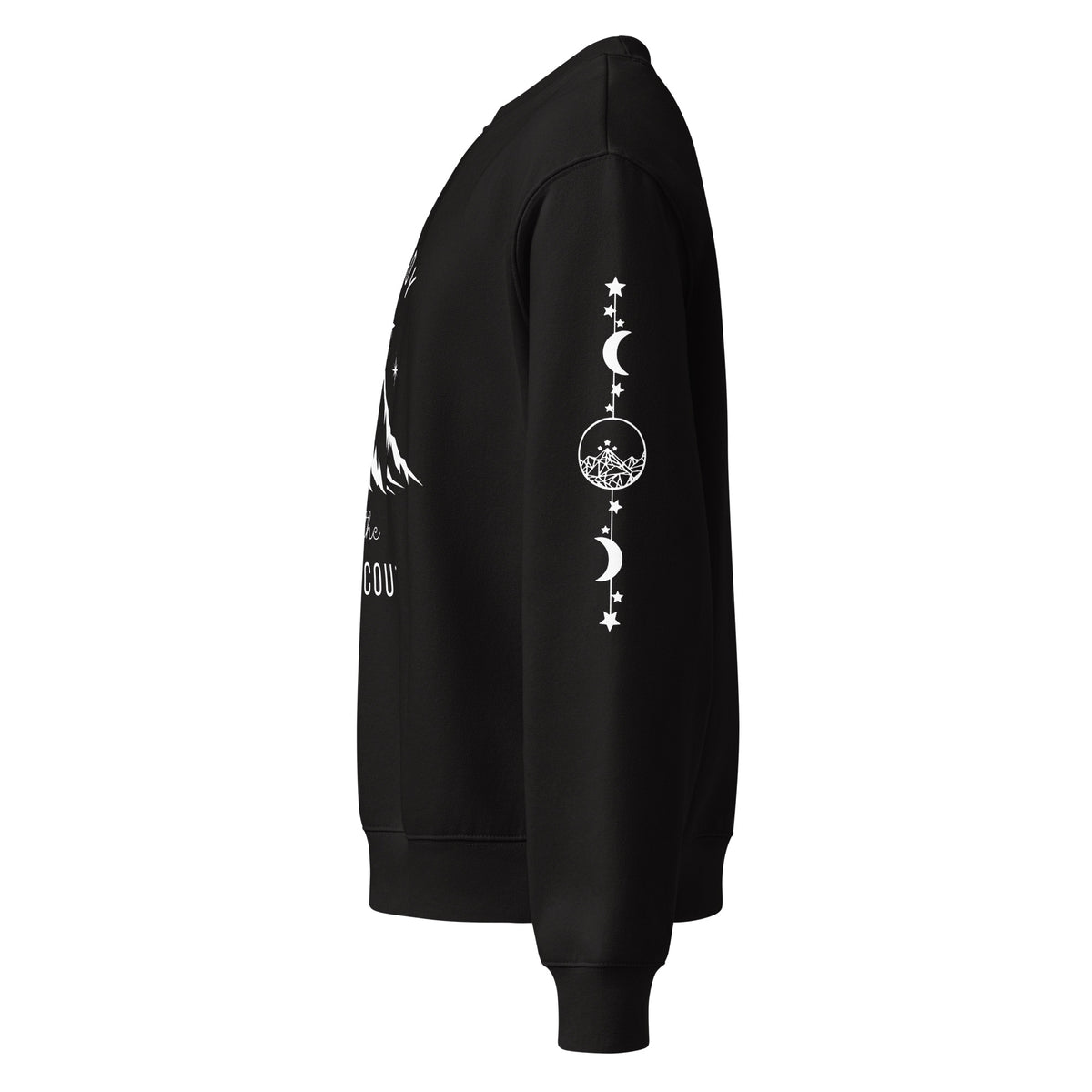 High Lady of the Night Court Oversized Crewneck Sweatshirt | Dark Academia Fantasy Apparel - Spinsterly Co